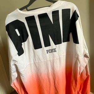 PINK ombré long sleeve - WOMENS MEDIUM